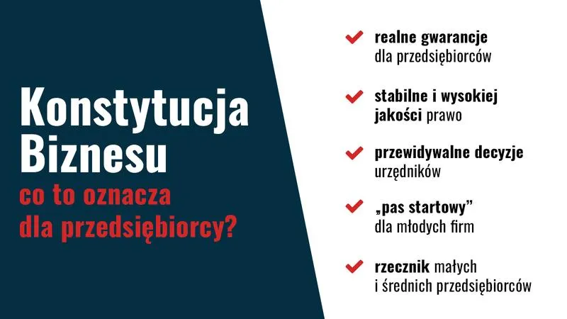 Czy konstytucja biznesu już obowiązuje? Sprawdzamy zaktualizowany stan prawny