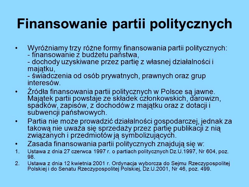 Składki członkowskie i darowizny