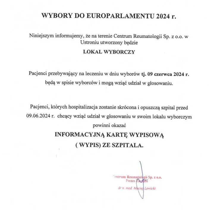 Wymagane dokumenty do głosowania